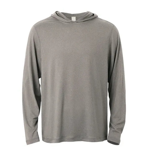 Men's Goodmiles Performance Tech Sun Hoodie - Heather Classic Gray