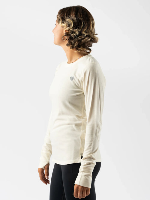 Women's Rabbit Outrun LS Top - Cloud Dancer