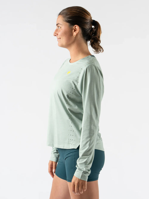 Women's Rabbit Race Pace Long Sleeve - Blue Surf
