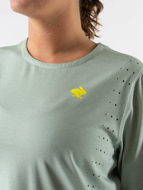 Women's Rabbit Race Pace Long Sleeve - Blue Surf
