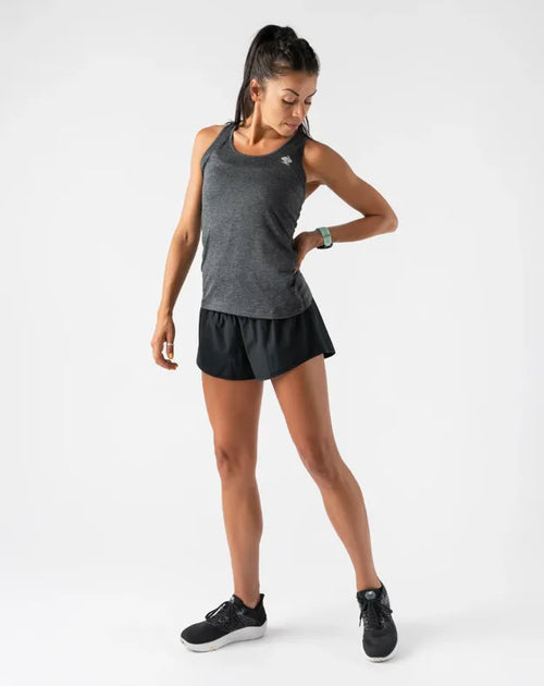 Women's Rabbit EZ Tank - Black Charcoal