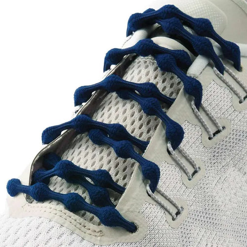 Caterpy Run No-Tie 30" Laces - Midnight Blue