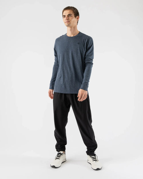 Men's Rabbit Outrun Long Sleeve Top - Dress Blues
