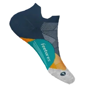 Feetures Elite Light Cushion No Show Tab Socks -  Nitro Navy