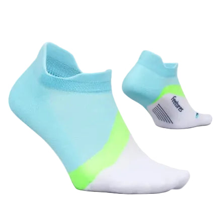 Feetures Elite Light Cushion No Show Tab Socks - Cool Plunge