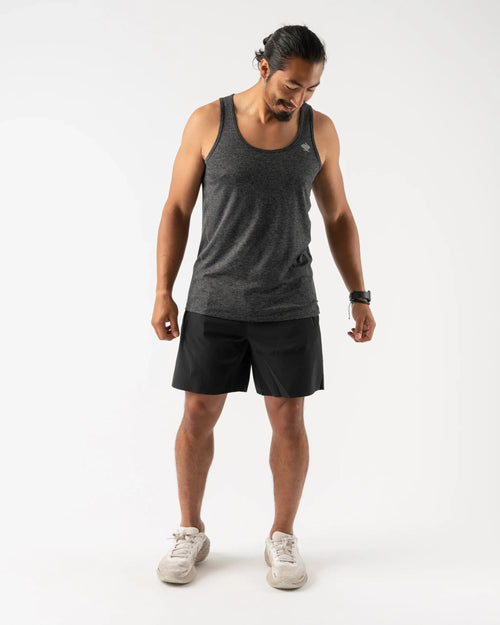 Men's Rabbit Black Cruiser 7" Shorts - Black