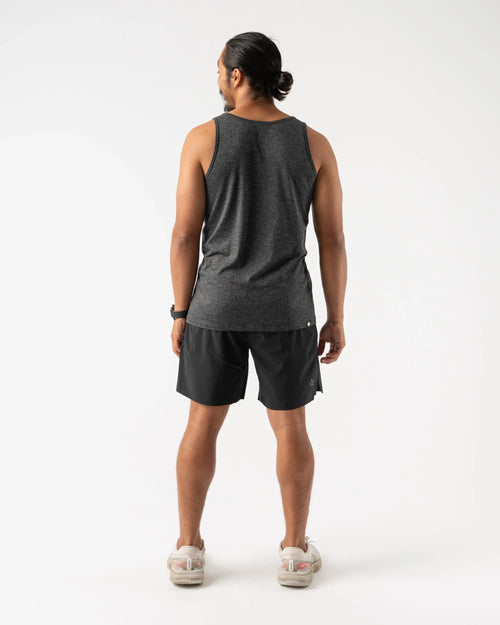 Men's Rabbit Black Cruiser 7" Shorts - Black