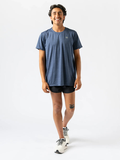 Men's Rabbit Race Pace Tee - Dress Blues