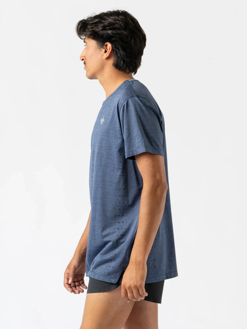 Men's Rabbit Race Pace Tee - Dress Blues