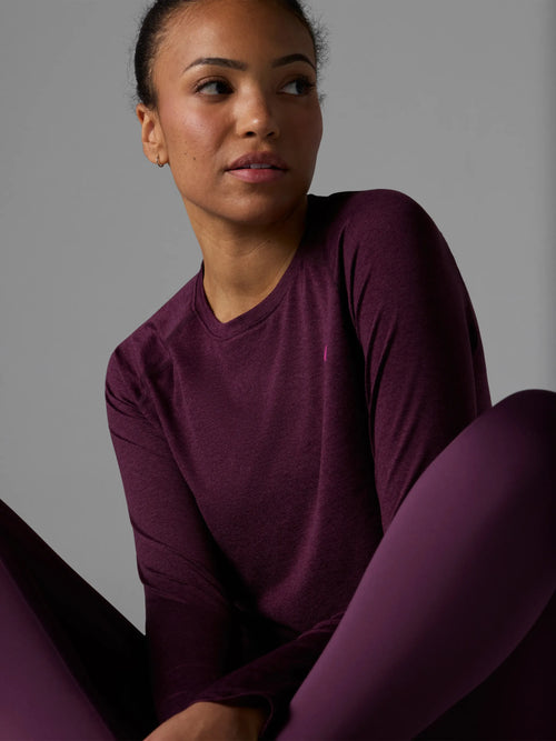 Women's Rabbit EZ Tee LS - Mauve