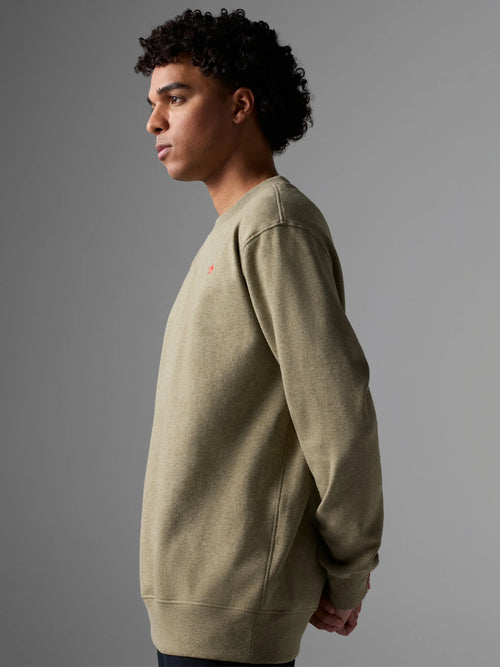 Men's Rabbit Go-To Crew - Pale Brown