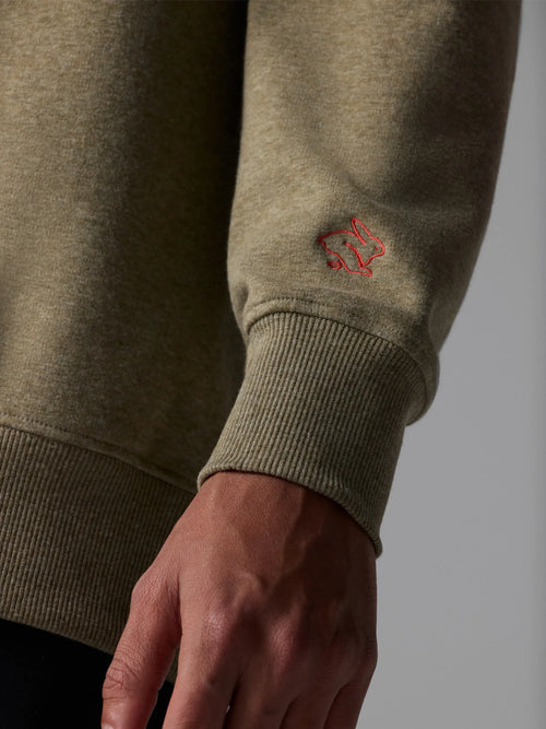 Men's Rabbit Go-To Crew - Pale Brown