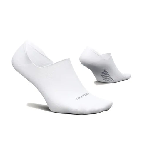 Men's Feetures Everyday No Show Socks - White