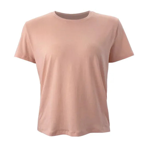 Women's Goodmiles Performance Tech Short Sleeve - Heather Pink