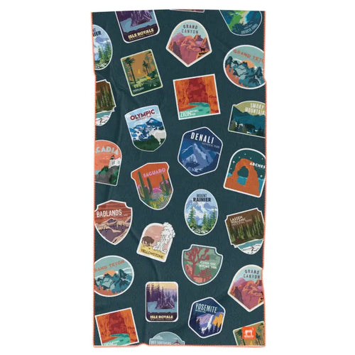 Sprints Towel Car Seat Cover - National Parks Navy