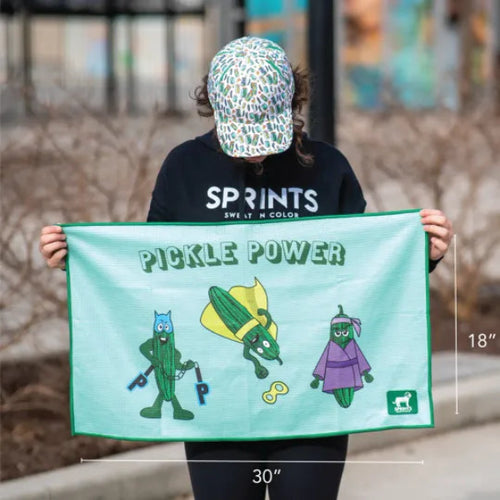 Sprints Mini Towel - Pickle Power