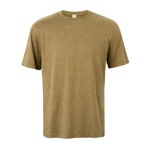 Men's Goodmiles Performance Tech Short Sleeve -  Heather Fennel Seed