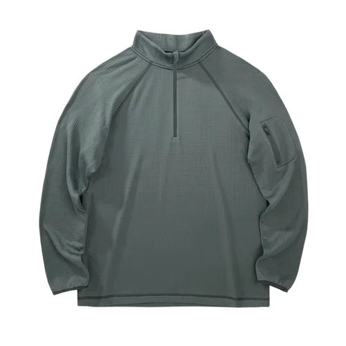 Men's Goodmiles Waffle 1/4 Zip - Balsam Green