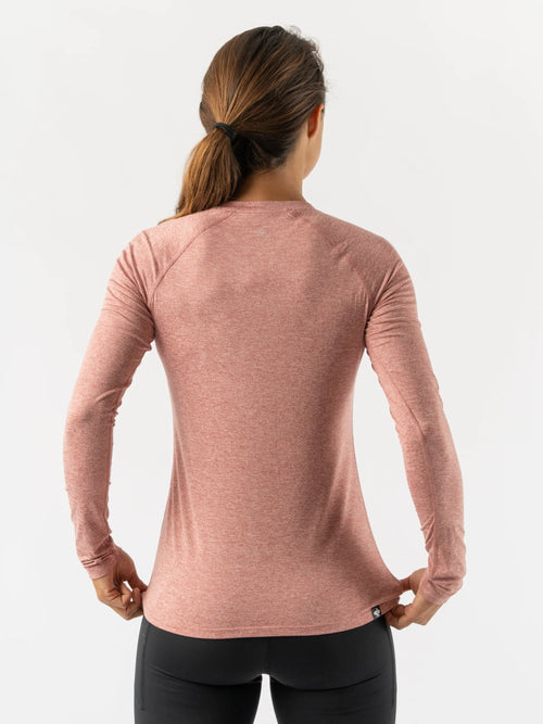 Women's Rabbit EZ Tee LS EZ Tee - Withered Rose
