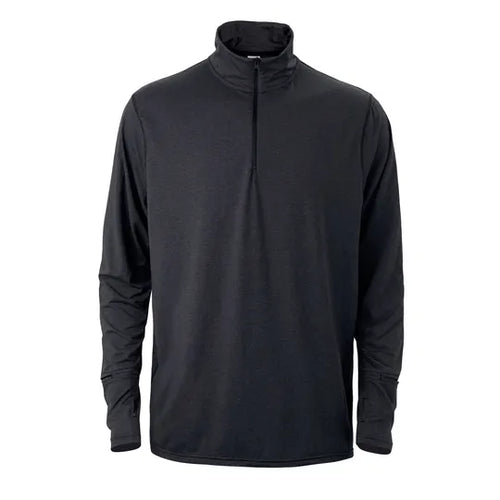 Men's Goodmiles Performance Tech 1/4 Zip - Heather Black