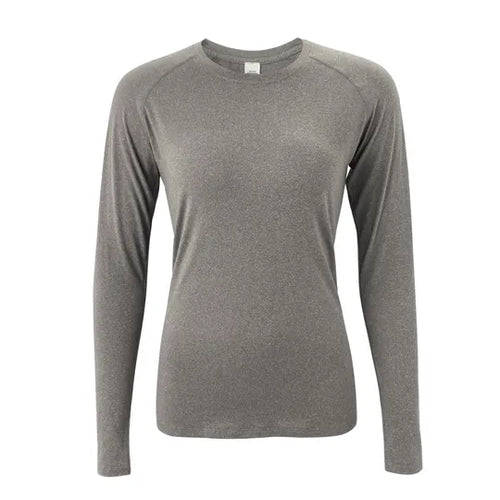 Women's Goodmiles Performance Tech Long Sleeve - Heather Classic Gray
