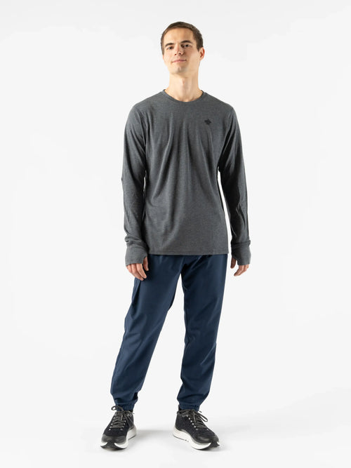 Men's Rabbit Outrun Long Sleeve Top - Charcoal