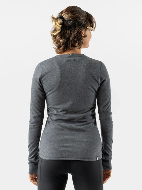 Women's Rabbit Outrun LS Top - Charcoal