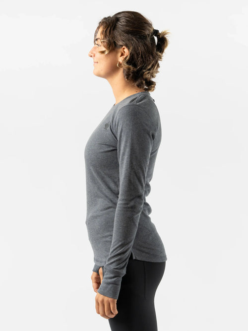 Women's Rabbit Outrun LS Top - Charcoal