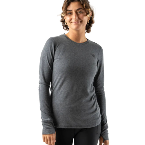 Women's Rabbit Outrun LS Top - Charcoal