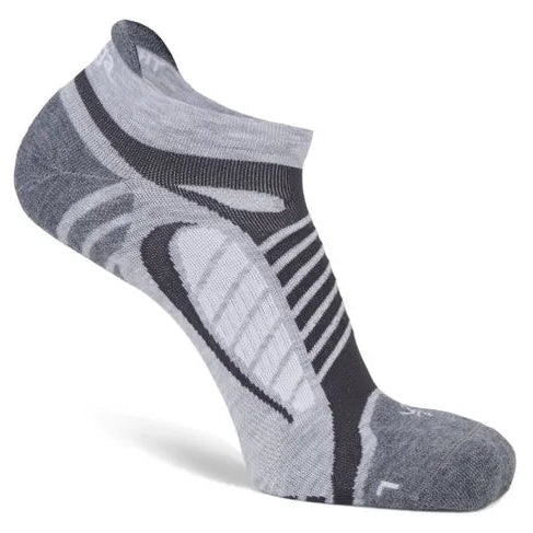 Balega Ultralight No Show Socks - Grey/White