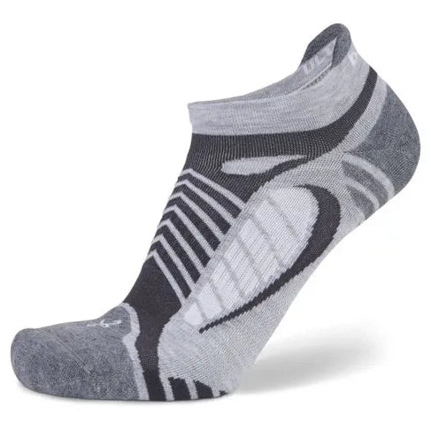 Balega Ultralight No Show Socks - Grey/White