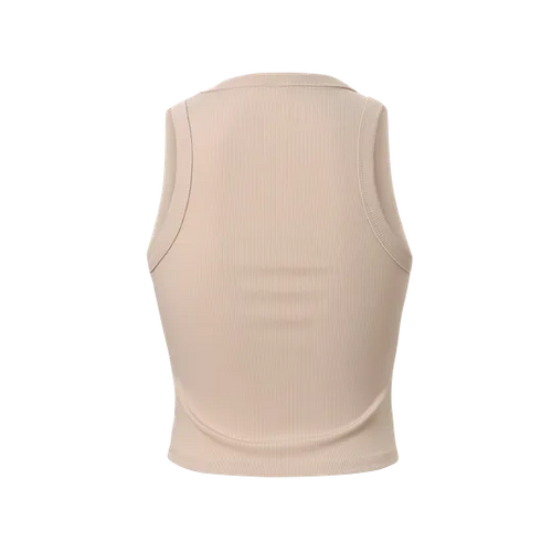 Women's Goodmiles Flexrib Cropped Tank - Crystal Gray