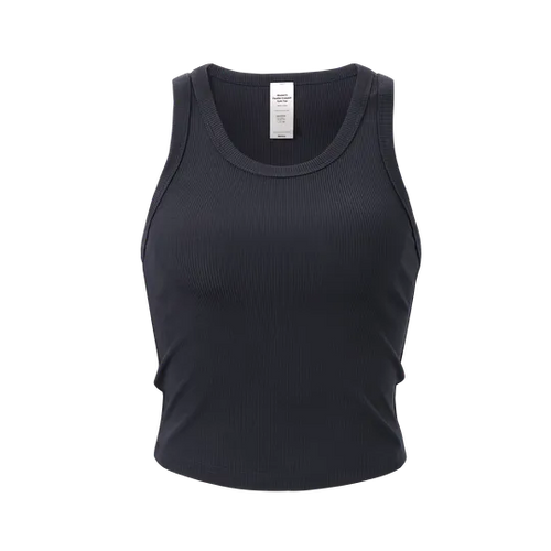 Women's Goodmiles Flexrib Cropped Tank - Indian Ink
