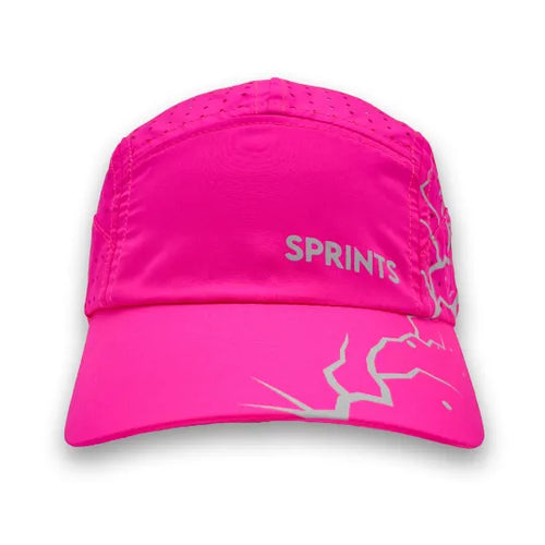 Sprints HyperG Hat - Dystopian Flash Reflective Neon Pink