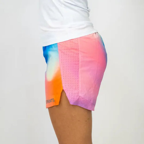 Women's Sprints Avigate 4" Mercy Shorts - Skiddle Stratification