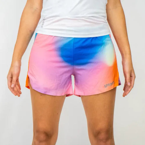Women's Sprints Avigate 4" Mercy Shorts - Skiddle Stratification