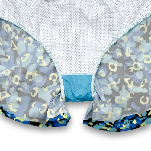 Women's Sprints Avigate 4" Mercy Shorts - Jag Camo Seafoam