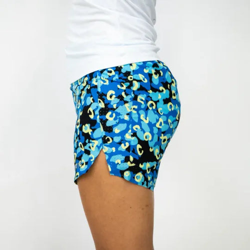 Women's Sprints Avigate 4" Mercy Shorts - Jag Camo Seafoam