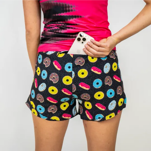 Women's Sprints Avigate 4" Mercy Shorts - Donuts