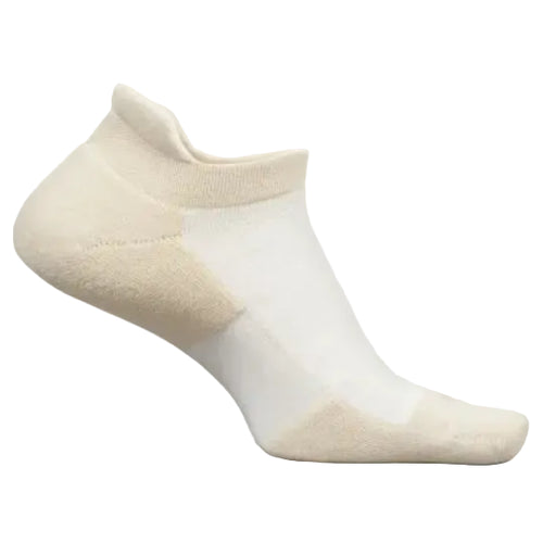 Feetures High Performance Max Cushion No Show Tab Socks - Chai Latte