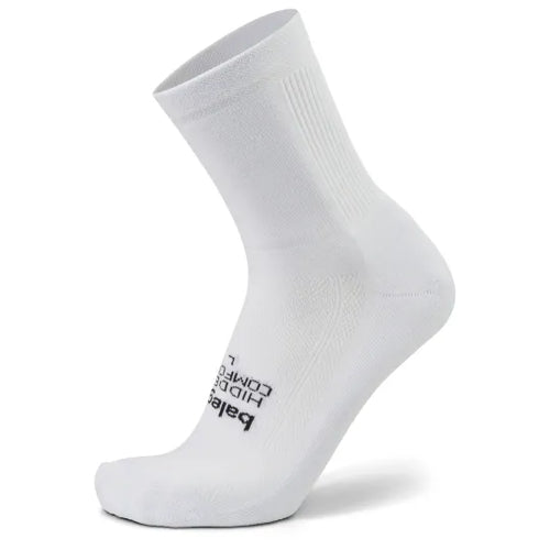 Balega Hidden Comfort Mini Crew Socks - White