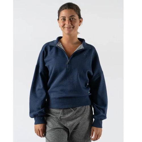 Women's Rabbit Go-To Half Zip - Dress Blues