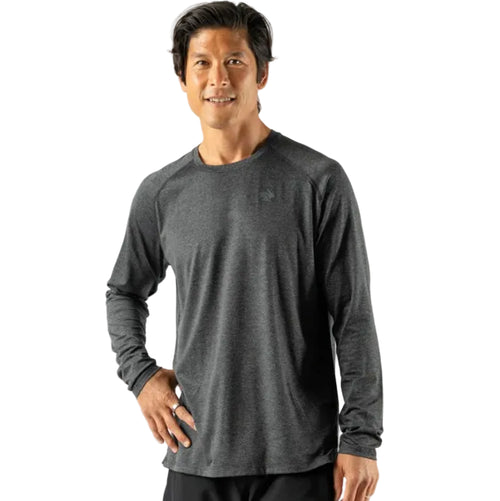 Men's Rabbit EZ Tee Long Sleeve - Black Charcoal