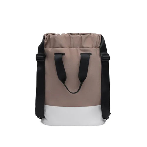 Vooray Flex Cinch Backpack - Neutral Color Block