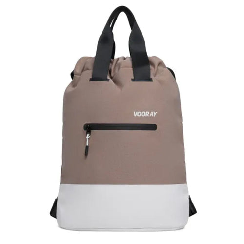 Vooray Flex Cinch Backpack - Neutral Color Block