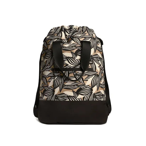 Vooray Flex Cinch Backpack - Textured Leaves