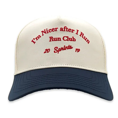 Sprints VP Hat - I'm Nicer After I Run (Run Club)