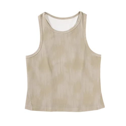 Women's Goodmiles PureStretch Cropped Tank Top - Pale Mirage