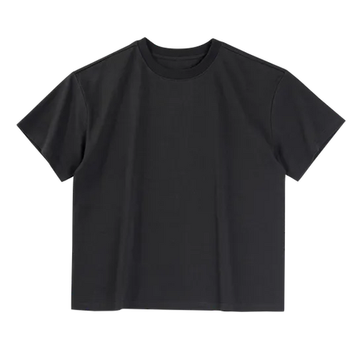 Women's Goodmiles Heavyweight Boxy Short Sleeve - Black