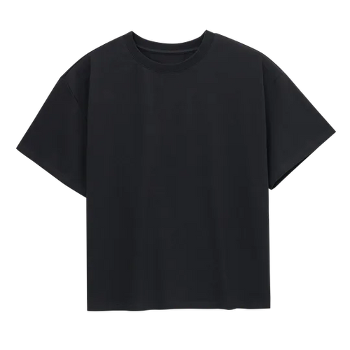 Women's Goodmiles Heavyweight Boxy Short Sleeve - Black